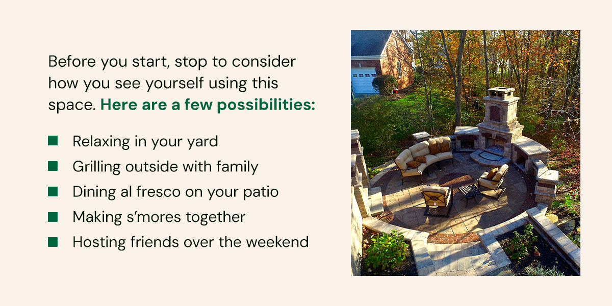 What Will You Use Your Patio For?